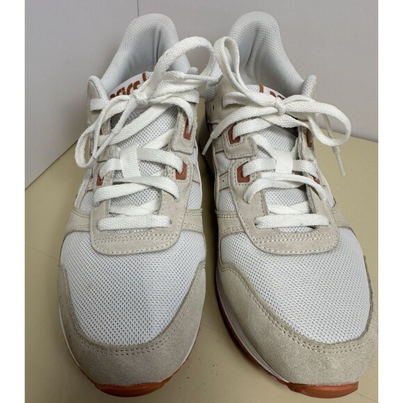 ASICS Tiger Women's Lyte Classic Shoes White Orange Size 11 - Picture 2 of 10